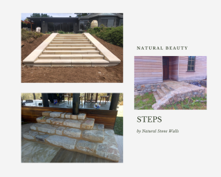 Natural Stone Walls - Steps - Houses - Landscaping