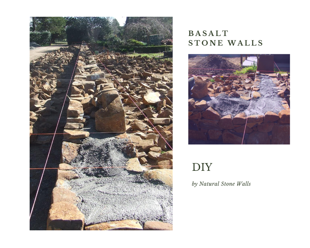 Natural Stone Walls - DIY Basalt Stone Walls 2